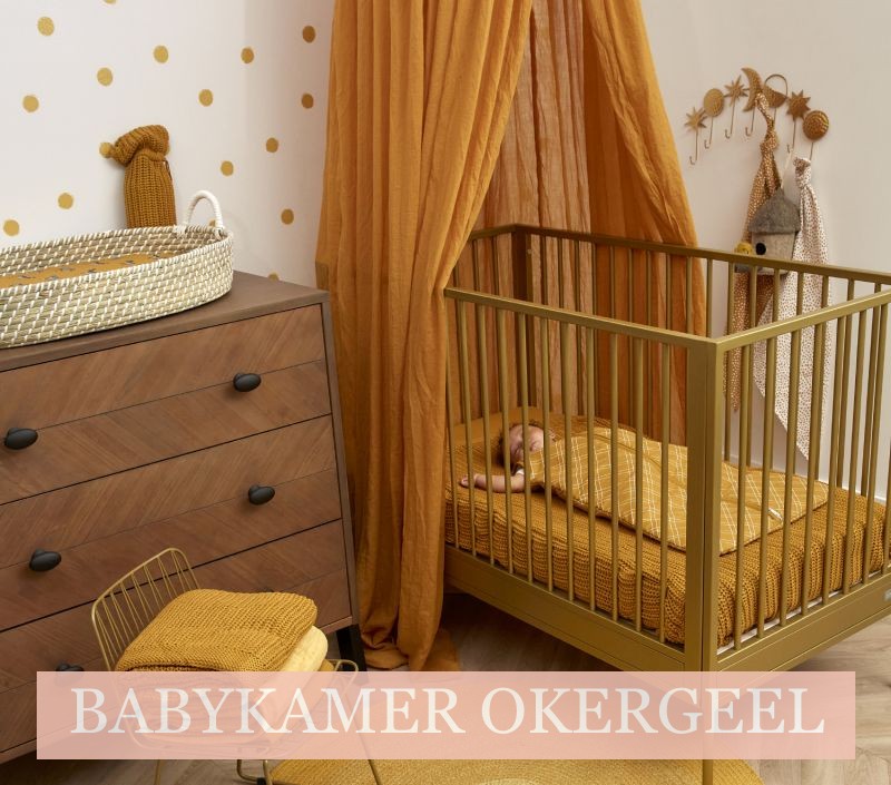 Babykamer okergeel 