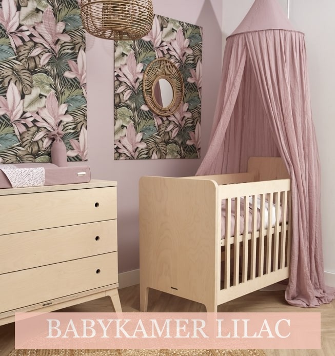 Babykamer oud roze
