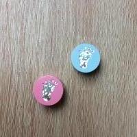 Houten Kraal Baby voetje glitter