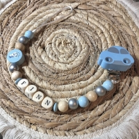 Speenkoord Auto licht Blauw