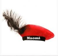 Pietenmuts rood met zwart