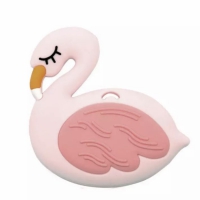 Bijtring  Flamingo roze