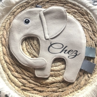 Speendoekje olifant beige