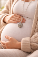 Zwangerschap bola Zilver bloem