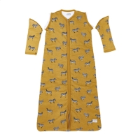 Zebra okergeel set