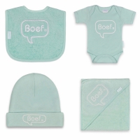 Babypakket mintgroen boef