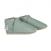 Baby slofjes stone green