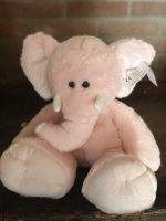 Knuffel olifant roze