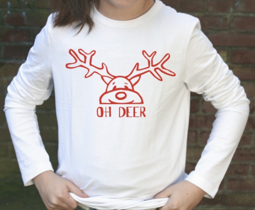 Kerst shirt Oh Deer