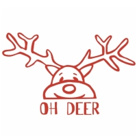 Kerst shirt Oh Deer