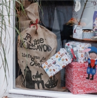 Jute Speelgoedzak Sinterklaas