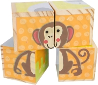 Houten blokpuzzel Dieren