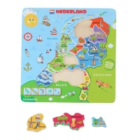 Houten puzzel Nederland