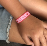 Lint armbandje Sister Love