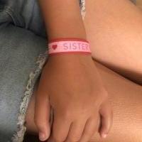 Lint armbandje Sister Love