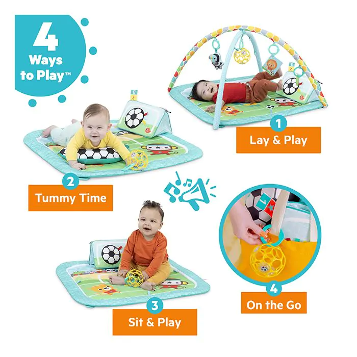 Baby activiteiten gym voetbal