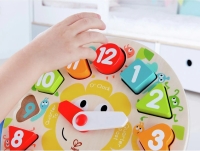 Leer klokkijken puzzel