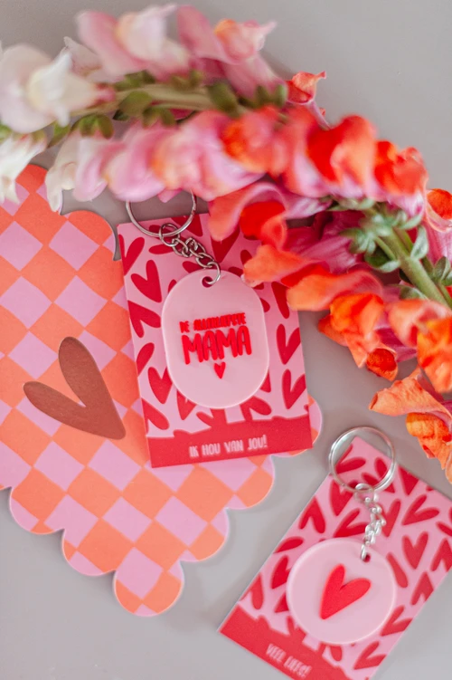 Sleutelhanger De allerliefste mama