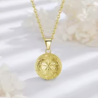 Bloem Zwangerschapsbel goud