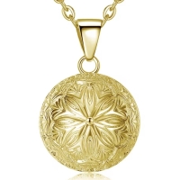 Bloem Zwangerschapsbel goud