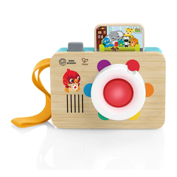 Houten baby ontdekkingscamera