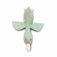 Eend Knuffel Stone green