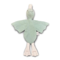 Tutdoekje eend stone green