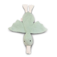 Tutdoekje eend stone green