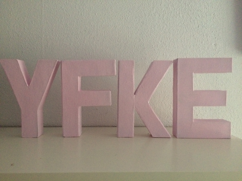 Roze Decoratie Letters Www Mijnwonder Nl