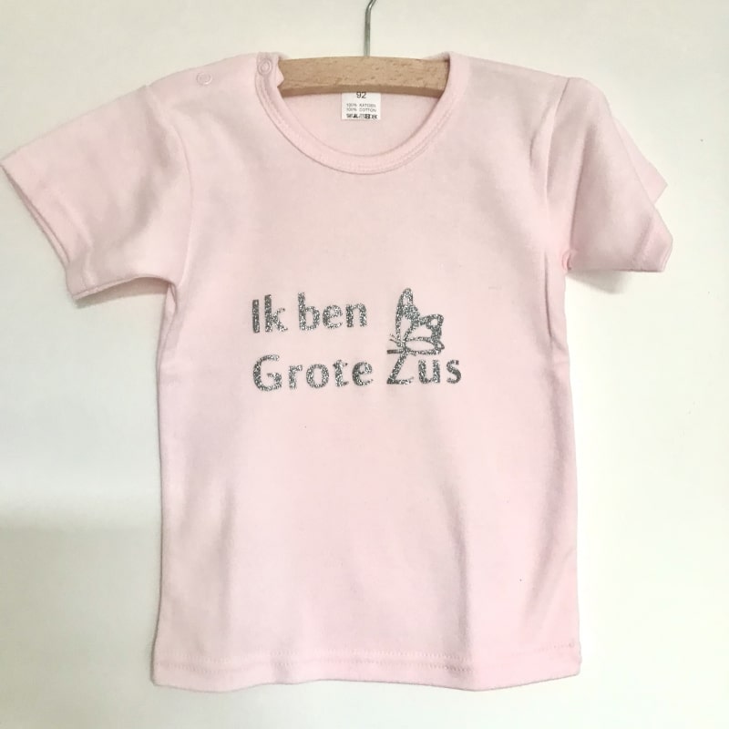 Schat Jachtluipaard correct Shirt Ik ben grote zus - www.mijnwonder.nl